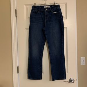 EUC Jeans: Levi's 512 Perfectly Slimming Skinny Leg Ankle Jeans, Medium Wash